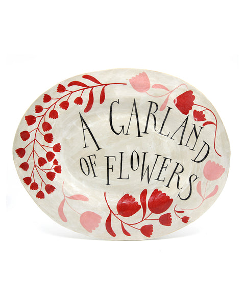 A Garland of Flowers (Large Platter)