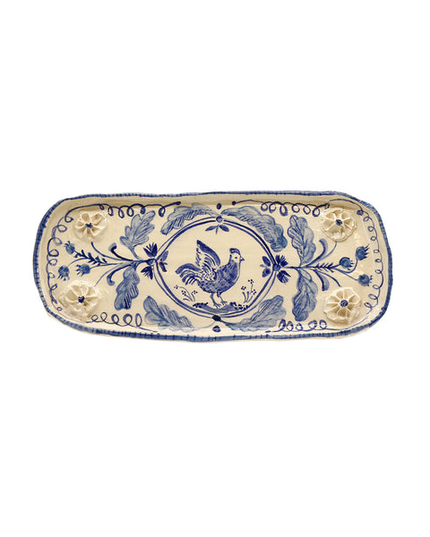 Small Decorative Tray (Blue Chicken)