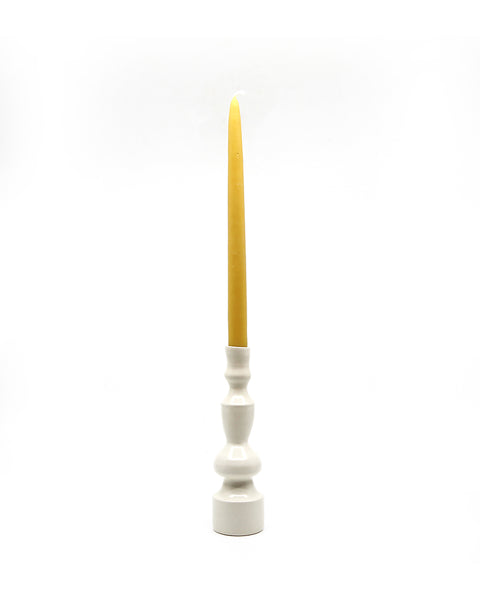 Candlestick IV (White Earthenware)