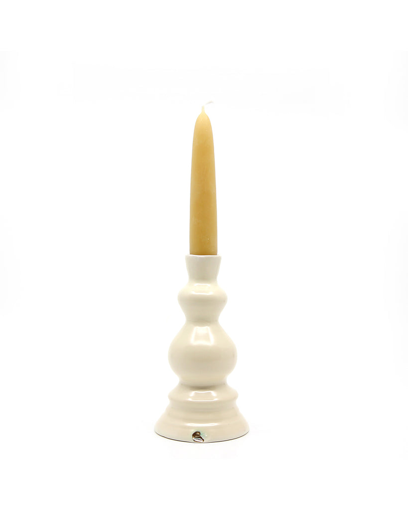 Candlestick I (White Earthenware)