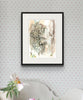 Climbing Hydrangea (Original Framed Painting)