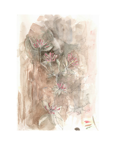 Honeysuckle (Original Framed Painting)
