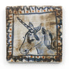 Medieval Tapestry Unicorn (Handmade Tile)