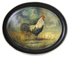 Norfolk Grey Rooster (Very Large Hand Painted Tray)