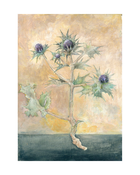 Sea Holly (Original Painted Panel)