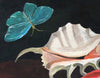 Shells & Butterflies (Original Framed Painting)