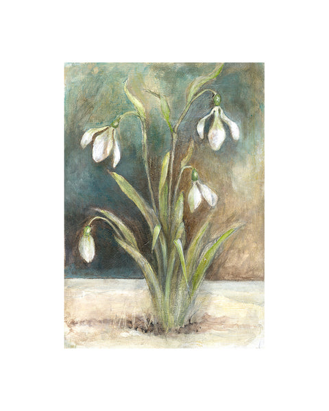 Snowdrops (Original Painted Panel)