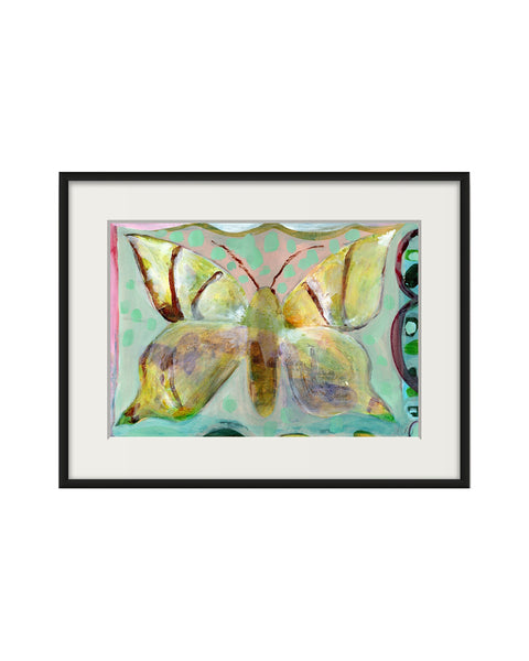 Swallow-Tailed Moth (Original Framed Painting)