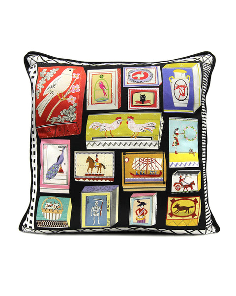 The Quilt of Matchboxes Cushion