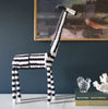 Monochrome Striped Giraffe