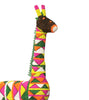 Large Modernist Giraffe (Pink Flags)