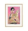 Josephine Baker & Cheetah (Print)