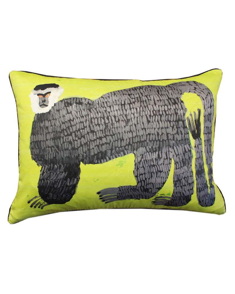 mirocomachiko Monkey: cushion cover