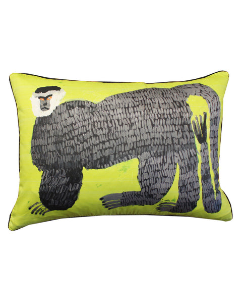 mirocomachiko Monkey: cushion cover