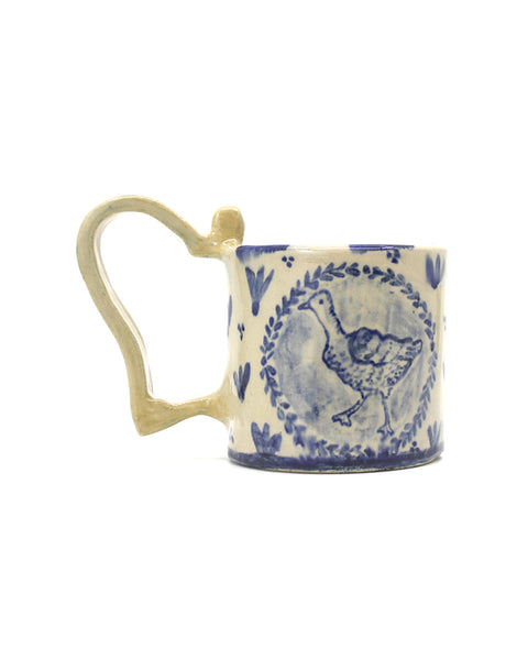Duck and Flowers Cup (Yellow)