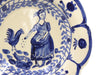 Lady with Chicken (Plate)