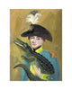 Marquis de Lafayette & Alligator (Print)