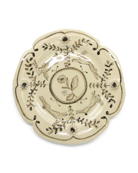 Rabbit Wreath (Plate)