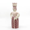The Queen Candle Holder (Dusky Pink Stripe)