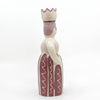 The Queen Candle Holder (Dusky Pink Stripe)