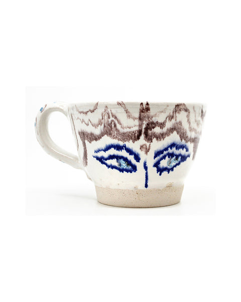 SALE: Turquoise Eyes (Hand-thrown Cup)