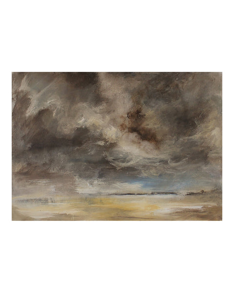 Storm Clouds Over Bay II - Original Framed Painting