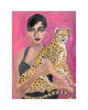 Josephine Baker & Cheetah (Print)