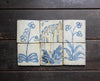 Tapestry Flowers II (Pair of Tiles)