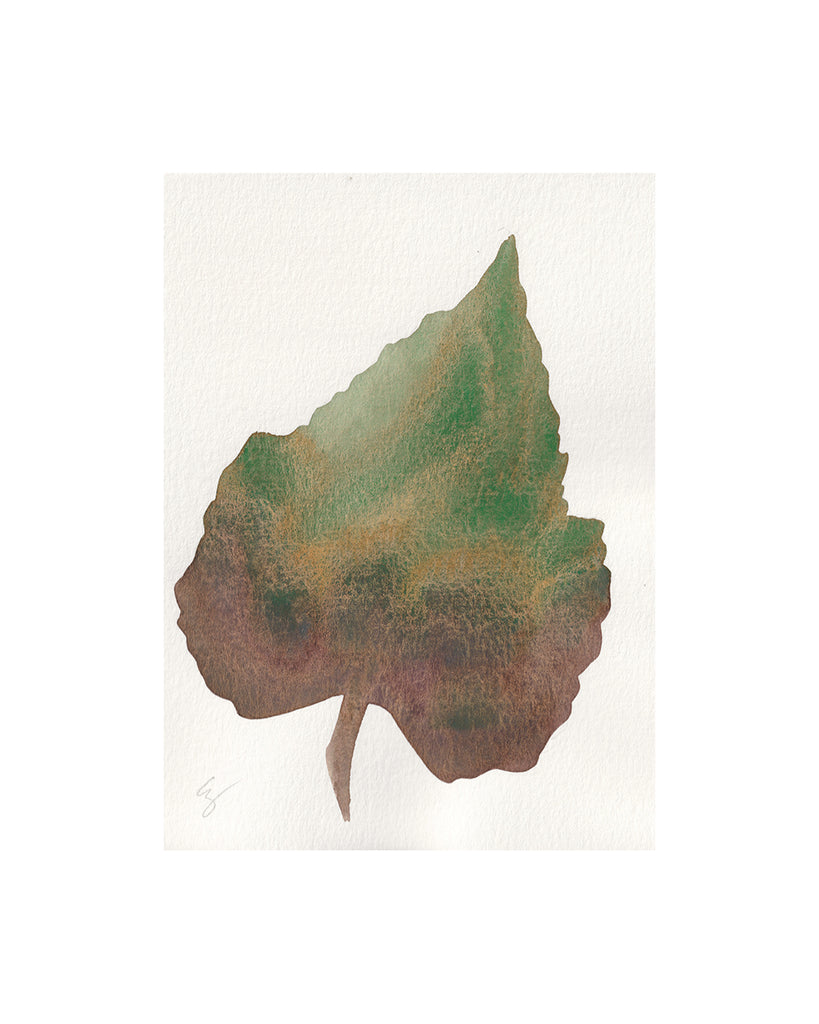 Grape Leaf I (Original Framed Watercolour)