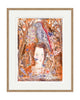 Anne Hathaway (Rust) (Original Framed Collagraph)
