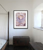 Elizabeth I (Indigo) (Original Framed Collagraph)
