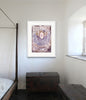 Elizabeth I (Indigo) (Original Framed Collagraph)