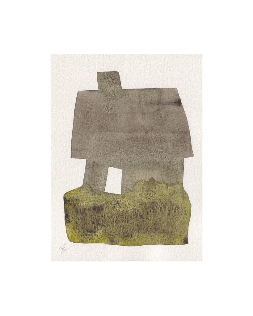 Island Cottage V (Original Framed Watercolour)