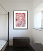 Elizabeth I Rainbow & Serpent (Verdigris) (Original Framed Collagraph)