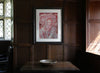 Elizabeth I Rainbow & Serpent (Verdigris) (Original Framed Collagraph)