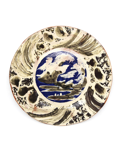 Cloud Break II (Handmade Plate)