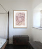 Bess of Hardwick Hall (Plaster) (Original Framed Collagraph)