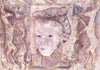 Bess of Hardwick Hall (Plaster) (Original Framed Collagraph)