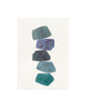 Blue Stone Stack II (Original Framed Watercolour)