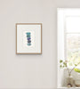 Blue Stone Stack III (Original Framed Watercolour)