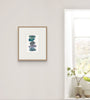 Blue Stone Stack V (Original Framed Watercolour)