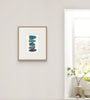 Blue Stone Stack VII (Original Framed Watercolour)