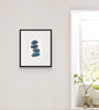 Blue Stone Stack VIII (Original Framed Watercolour)