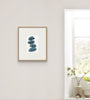 Blue Stone Stack VIII (Original Framed Watercolour)