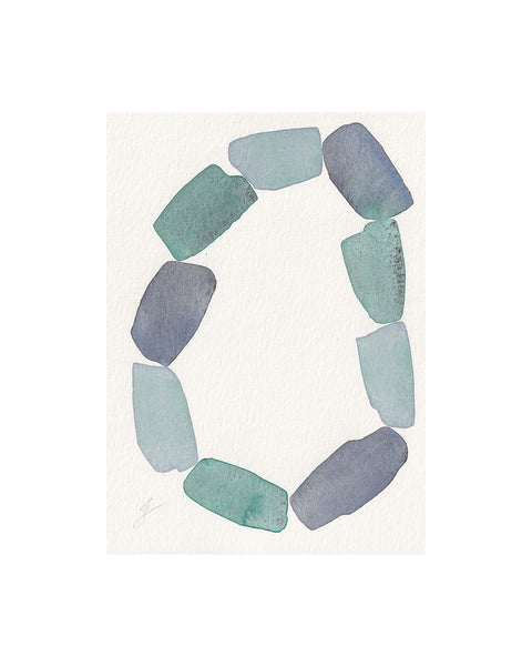 Stone Circle (Original Framed Watercolour)