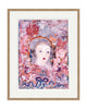 Maria Sibylla Merian (Tapestry Red) (Original Framed Collagraph)