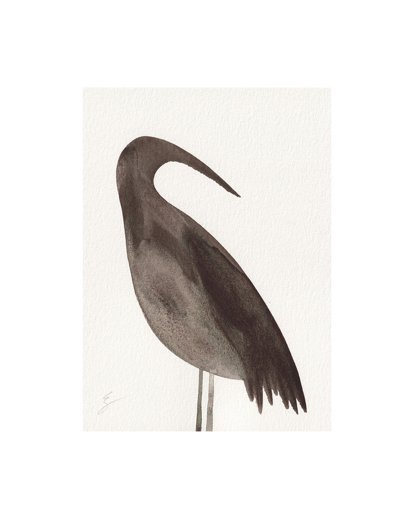 Foreshore Bird IX (Original Framed Watercolour)