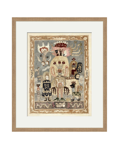 King of the Hades (Original Framed Painting)