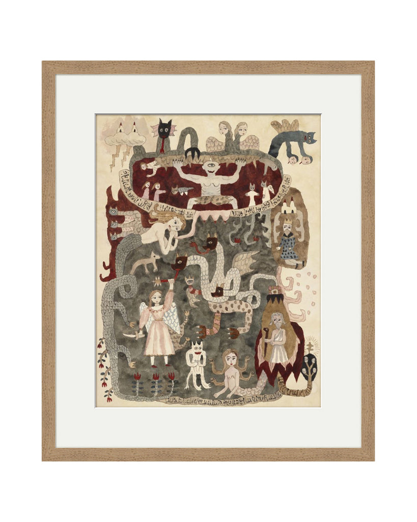 Gods (Original Framed Painting)