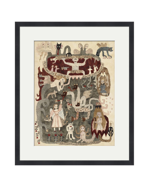 Gods (Original Framed Painting)